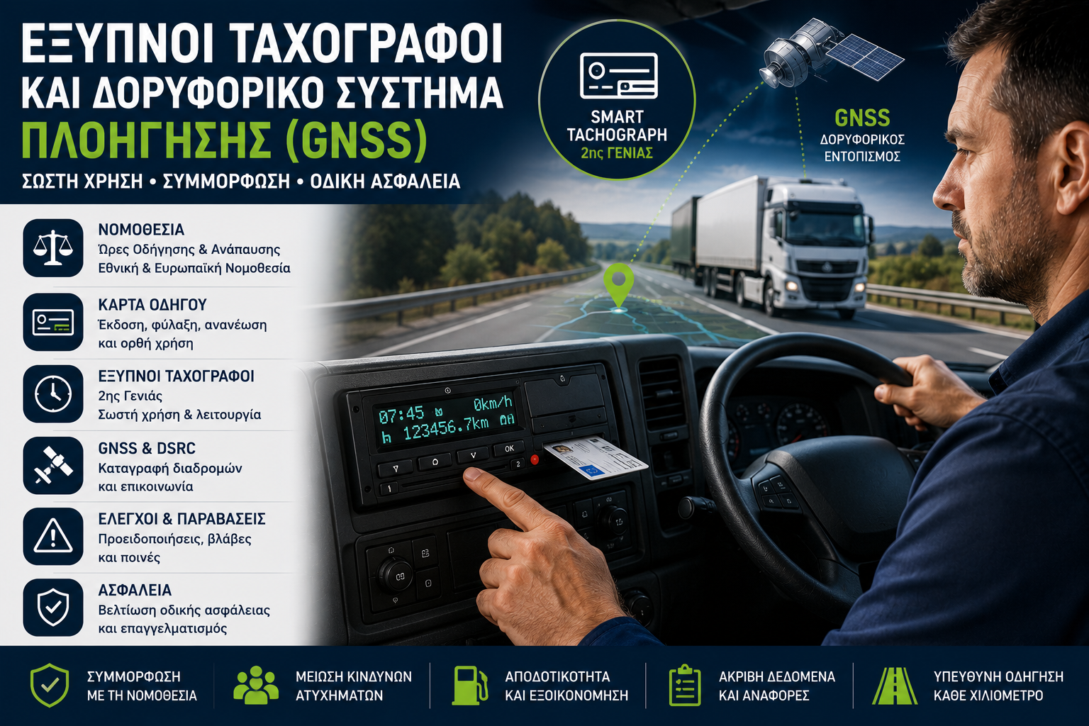 ΕΞΥΠΝΟΙ ΤΑΧΟΓΡΑΦΟΙ ΚΑΙ ΔΟΡΥΦΟΡΙΚΟ ΣΥΣΤΗΜΑ ΠΛΟΗΓΗΣΗΣ (GNSS)