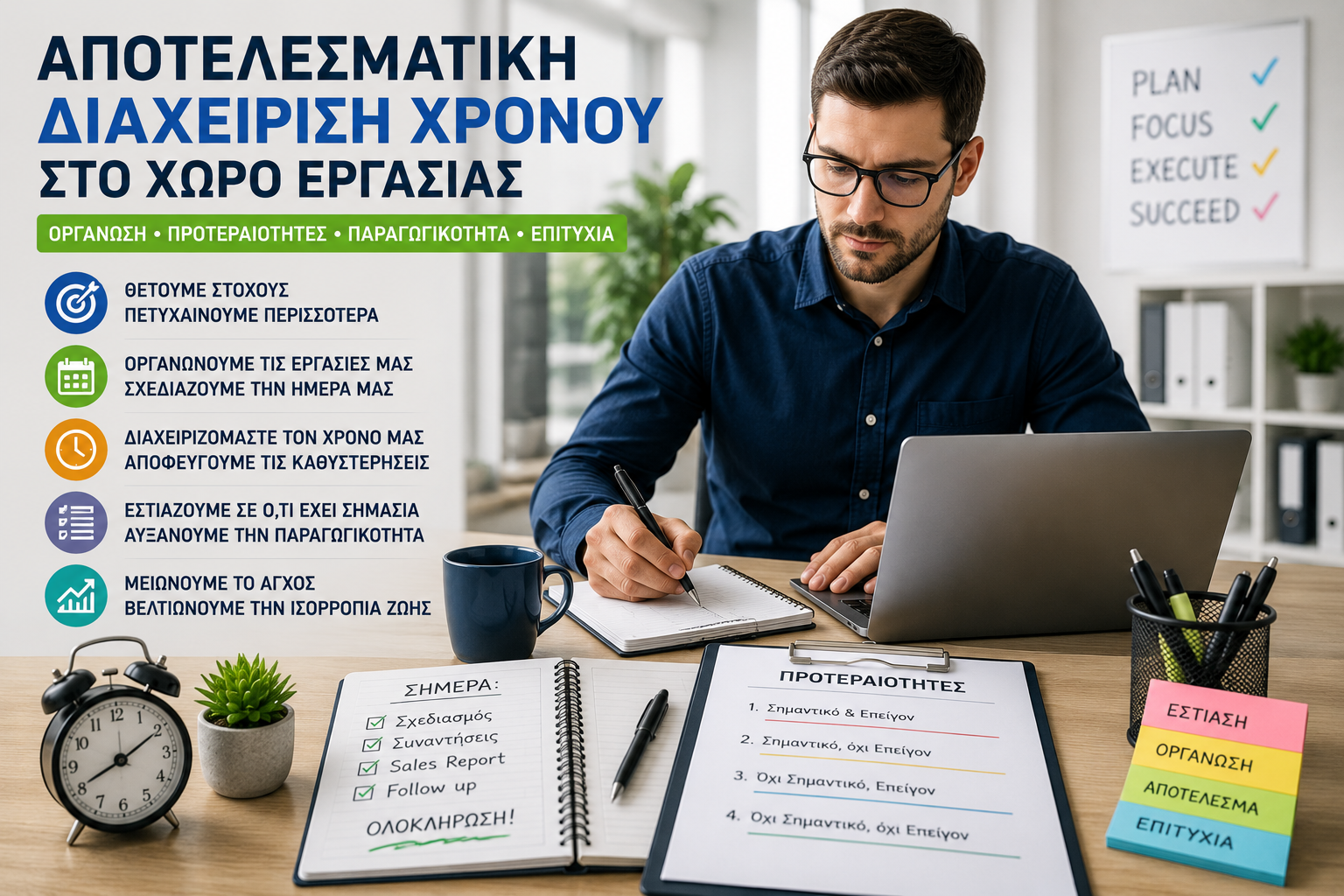 ΑΠΟΤΕΛΕΣΜΑΤΙΚΗ ΔΙΑΧΕΙΡΙΣΗ ΧΡΟΝΟΥ ΣΤΟ ΧΩΡΟ ΕΡΓΑΣΙΑΣ